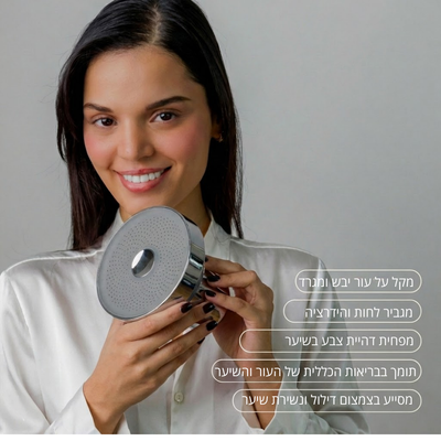 זֶרֶם ידית מסננת למקלחת